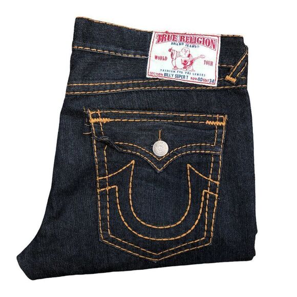 True Religion Jeans Size 40 BILLY SUPER T - Picture 1 of 9